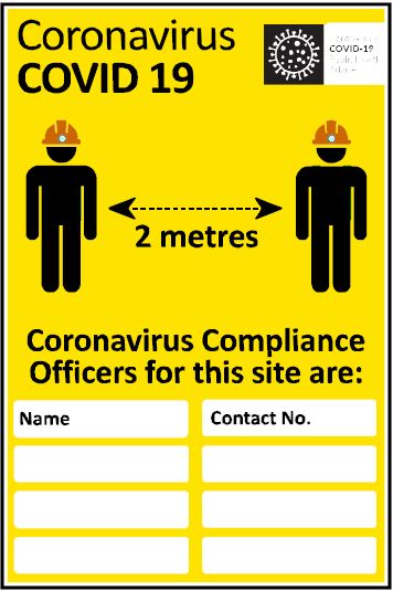 CCOV034 - Coronavirus - Covid-19 Compliance Officers contact names & numbers