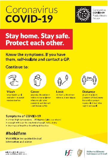 CCOV057 - Coronavirus - Covid-19 - Stay home, Stay safe, Protect each other.