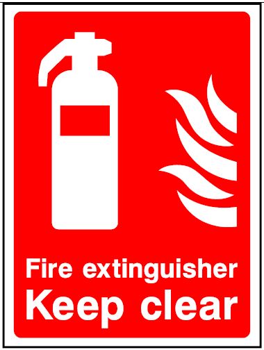 CSF004 - Fire Safety - Fire Extinguisher Keep Clear