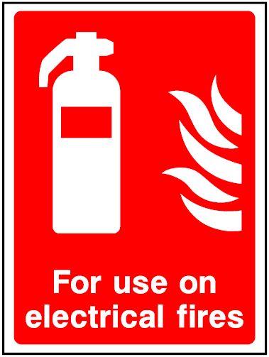 CSF015 - Fire Safety - For Use on Electrical Fires