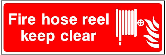 CFS038 - Fire Safety - Fire Hose Reel Keep Clear