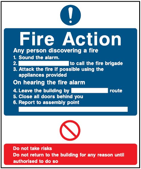 CFS052 - Fire Safety - Fire Action