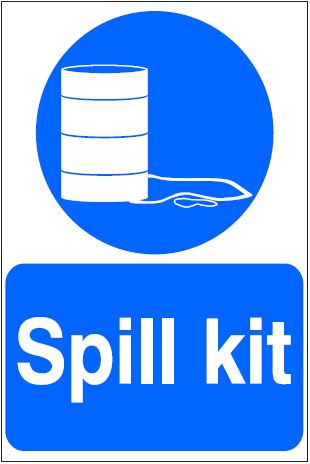 CM027 - Site Safety Sign- Mandatory - Spill Kit