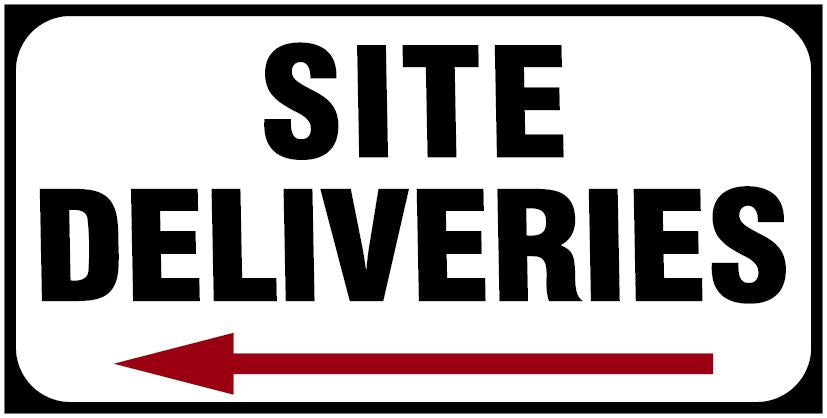 CSF004 - Site Facility Sign - Site Deliveries