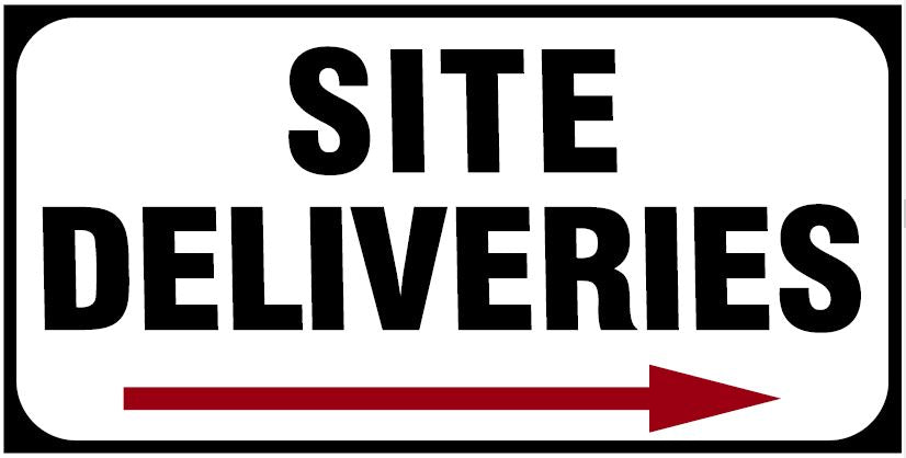 CSF005 - Site Facility Sign - Site Deliveries