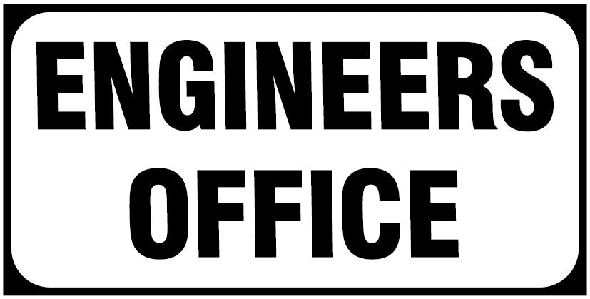 CSF014 - Site Facility Sign - Engineers Office