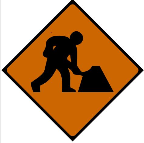 RW001 - Road Safety Sign - Road Works Sign - Roadworks Ahead