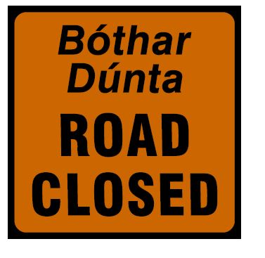 RW050 - Road Safety Sign - Road Closed