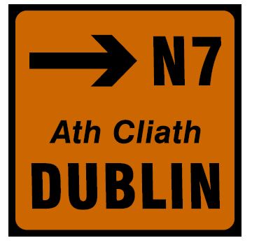 RW056 - Road Safety Sign - N7 Dublin