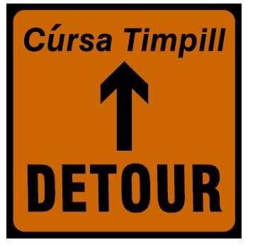 RW057 - Road Safety Sign - Detour Ahead